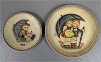 Two M.I. Hummel by Goebel Decorative Plates