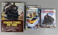 Three Hardback Books about Trains