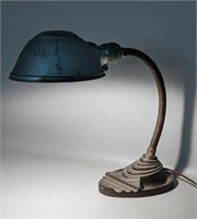 Vintage Gooseneck Eagle Desk Lamp