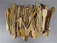 Large Vintage Wooden Spoon Lot
