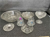 Nice Lot of Glass Serving Pieces
