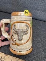 TEXAS Made in Japan Wales Antique Beer Stein