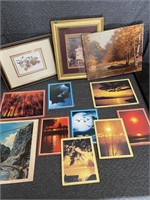 Lot of Vintage Post Card Style Pictures