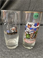 2 German Beer Glasses
