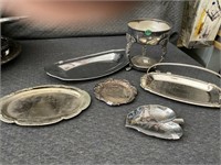 Lot of Silver Plate Serving Pieces
