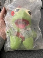 Baby Kermit the Frog Vintage Plush Still in Bag
