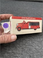 1939 Ward LeFrance Fire Truck Collectible Toy Car
