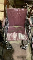 Vinyl wheelchair without the foot rest  from
