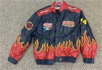 NASCAR 1995-2001 leather jacket with flames