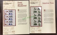 US commemorative stamp blocks - 200 years of