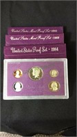 Coins - 1984 1989 1992 proof sets(1178)