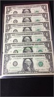 Currency - 6-1985 one dollar federal reserve