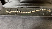 Jewelry - 7 inch tennis bracelet marked 14kt, CZ