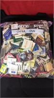 Match books - bag with over 500 matchbox(1178)