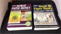 World paper money books - two volume set, volume