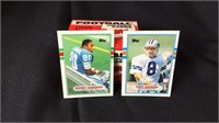 Sports cards - 1989 Topps traded football set,