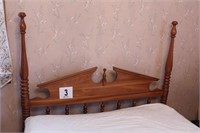 Full Size Cherry Headboard, Footboard, Rails