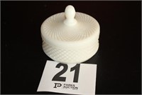 Milk Glass Candy Dish