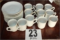 China Teacup & Saucers 24pc