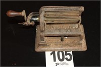 Cast Iron Fluting Iron Roller by American Machine