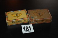 2 King Edward Cigar Boxes