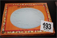 Oval Platter 18"