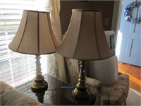 Pair of Brass Lamps - pick up only - no holding