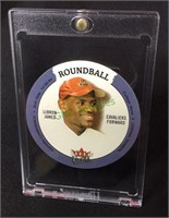 Sports card,2003-04 ultra round ball disc, LeBron