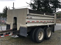 1989 T Weld Dump Truck Pup Trailer