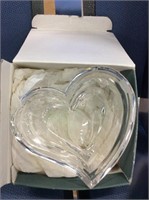 Lenox crystal heart bowl