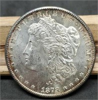 1878-S Morgan Silver Dollar, MS63