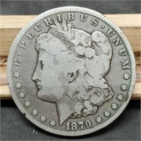 1879-CC Morgan Silver Dollar, Fine