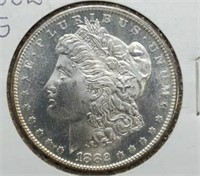1882-S Morgan Silver Dollar, Gem BU