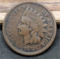 1872 Indian Head Cent, VG Semi Key Date