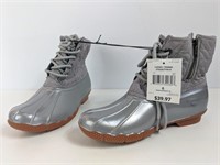 Grey Rubber Boots (Size: 6, Ladies)