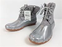 Grey Rubber Boots (Size: 7, Ladies)
