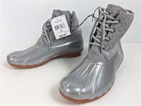 Grey Rubber Boots (Size: 10, Ladies)