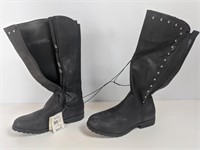 Tall Black Boots (Size: 3, Girls)
