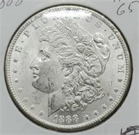 1888 Morgan Silver Dollar, MS65