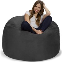 Giant 4' Memory Foam Furniture Bean Bag