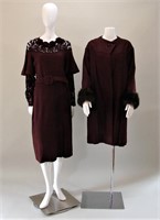 Vintage Womens 3 Pc Wool Suit
