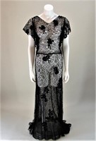 Two 1930s Black Gowns