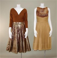 2 1950s Party Dresses