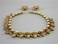 Vintage Kramer Rhinestone Jewelry Set