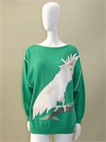 VTG Szato Leather Parrot Sweater