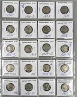 Twenty Early Date Buffalo Nickels