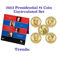2013 United States Presidential Mint Set 8 Coins P
