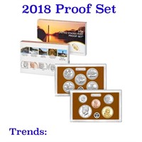 2018 United States Mint Proof Set - 10 Pieces!
