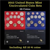 2012 United States Mint Set 28 Coins
