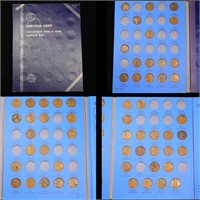 Partial Lincoln Cent Book 1909-1940 57 coins